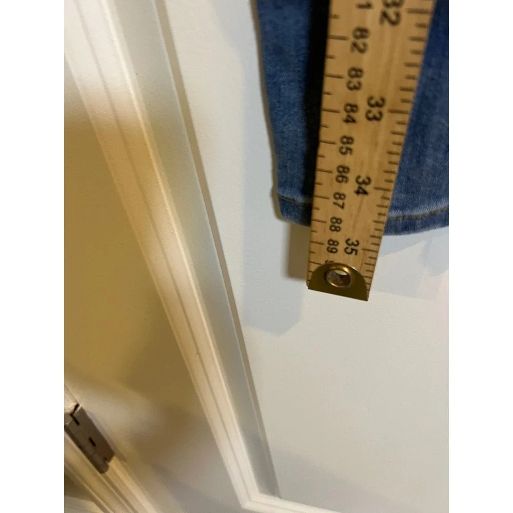 Free‎ People Womens Skinny Jeans Distressed Knee Blue Size 24